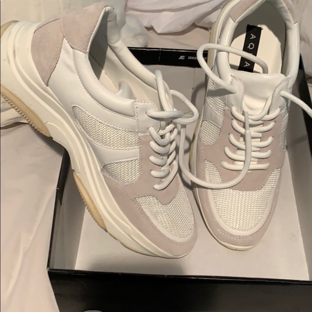 Aqua dad sneakers